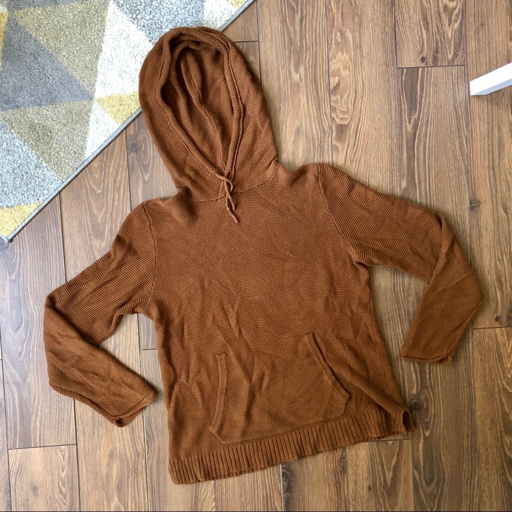 Urban Outfitters Hooded Knit Sweat Shirt Sweater